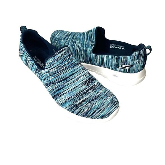 Skechers Go Walk Goga Max Sneaker Women's Sz 11 Multicolor Slip On Low Top Shoes - Picture 1 of 11
